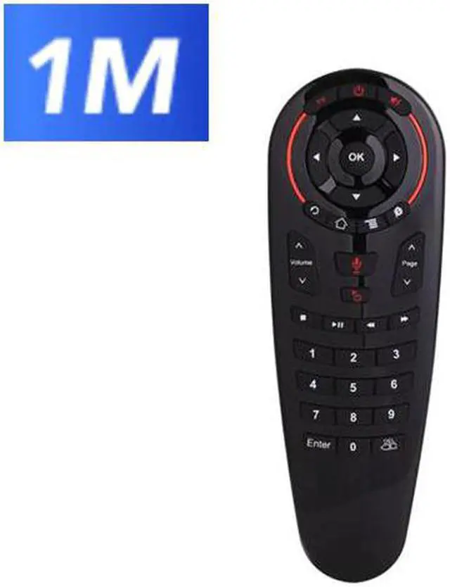 Main image of 1m G30 voice air mouse Remote control 2.4G wifi with 33 buttons ir learning function and Gyroscope