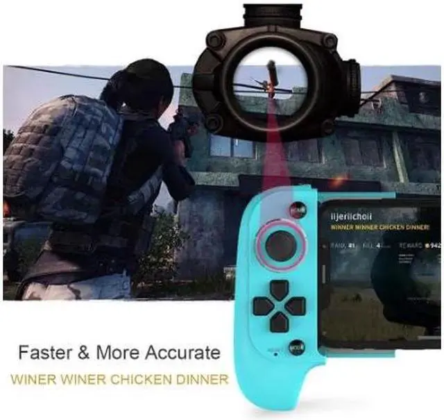 Alt view image 3 of 5 - 2020 New 7007F Game Controller Wireless Bluetooth Gamepad Extendable Joypad Joystick for Android/IOS Phone Tablet Windows PC