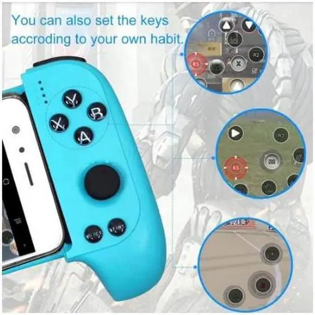 Alt view image 4 of 5 - 2020 New 7007F Game Controller Wireless Bluetooth Gamepad Extendable Joypad Joystick for Android/IOS Phone Tablet Windows PC