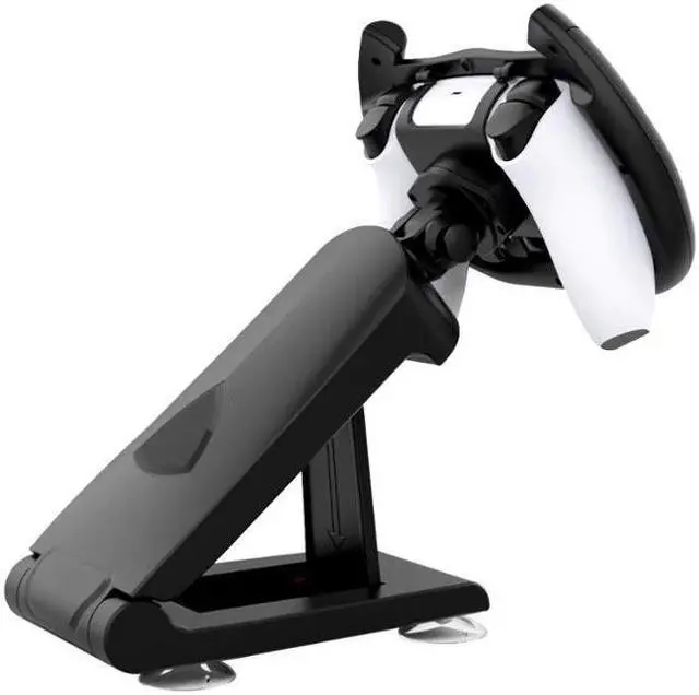 Alt view image 5 of 5 - For PS5 Axis Car Steering Wheel For PS5 Game Remote Controller Racing Wheel Driving Gaming Handle With 4 Suction Cups