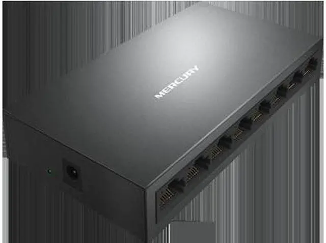 Alt view image 3 of 5 - Cabinet Network 8 Ports Gigabit Desktop Switch 1000Mbps Gigabit Ethernet Switch Lan Hub Full/Half duplex Exchange