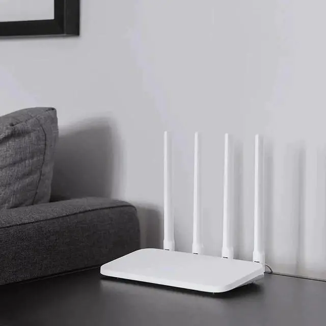 Alt view image 4 of 5 - Mi WIFI Router 4C 64 RAM 300Mbps 2.4G 802.11 b/g/n 4 Antennas Band Wireless Routers WiFi Repeater Mihome APP Control