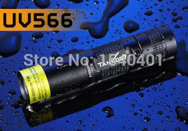 Alt view image 2 of 5 - HAIII 395nm 3W detection UV japan flashlights torches ultraviolet tank007 led black lights for fishing