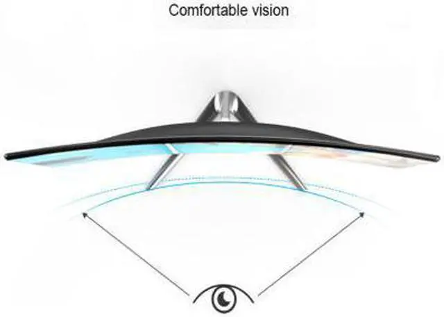 Alt view image 2 of 5 - 22 24" 27 inch 32" curved 75Hz LED monitor S-PVA 1920 * 1080 Curved screen 1080P Gaming monitor Display VGA  audio interface