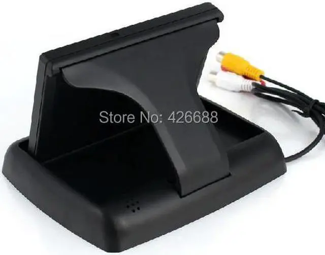 Alt view image 5 of 5 - shipping 4.3inch stand security TFT Car monitor for car rear view camera with high resolution and digital panel