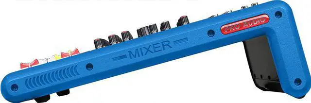 Alt view image 4 of 5 - 8 Channel Microphone Digital Sound Mixing Amplifier Console Professional Karaoke Audio Mixer With USB 48V Phantom Power