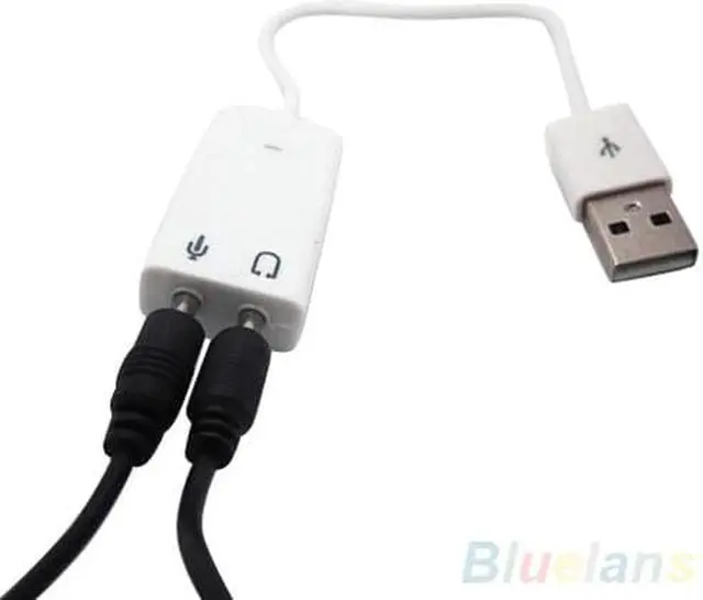 Alt view image 2 of 5 - sound card HOT External  2.0 3D Virtual 7.1 Channel Audio Sound Card Adapter for PC Desktop mesa de sonido