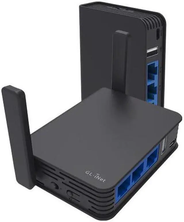 Alt view image 2 of 5 - GL.i GL-AR750S 802.11ac 750Mbps Wireless Travel Gigabit AC Router OPENWRT Mini WiFi Router USB 16MB Nor flash+128 Nand flash