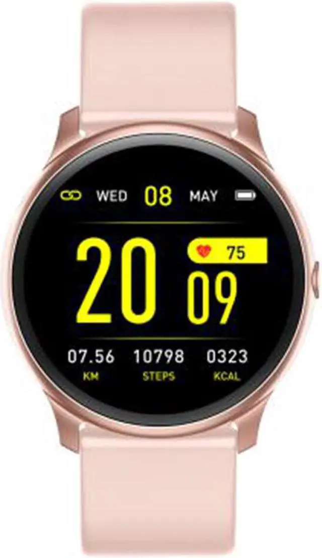 Alt view image 2 of 5 - RL-RP09 Ultra Thin Color Screen Wristband Blood Pressure SPO2 Monitor Weather Forecast Fitness Tracker Smart Watch