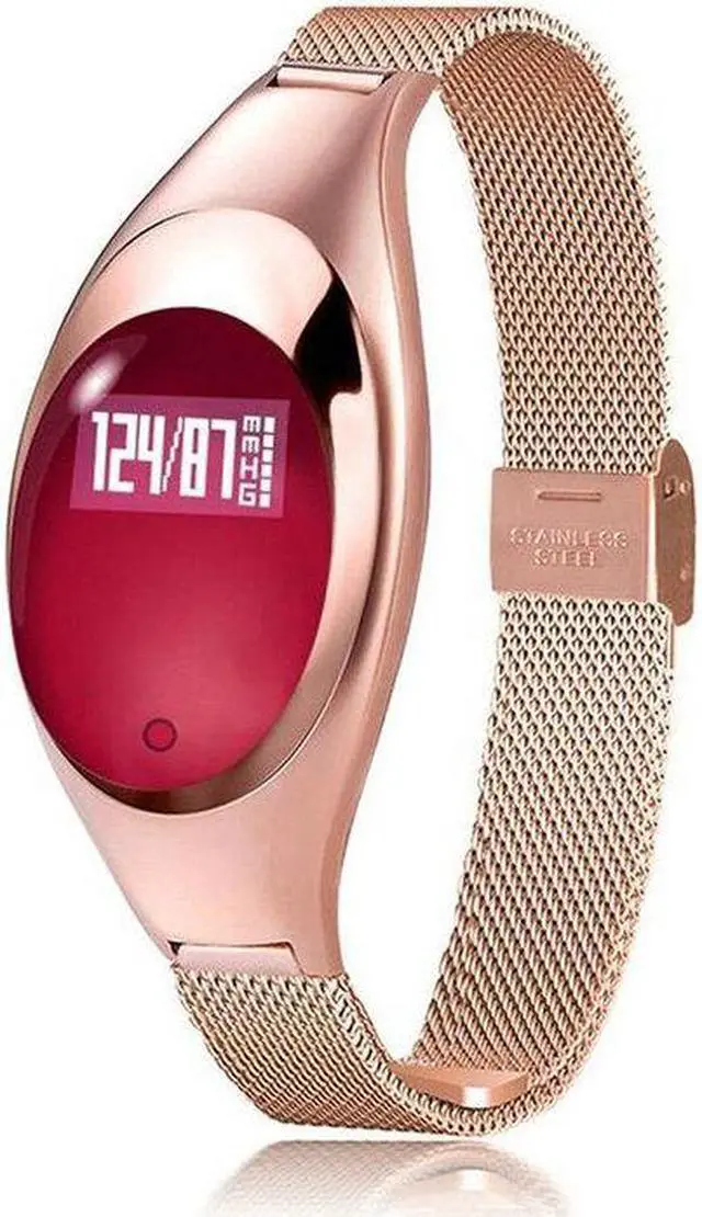 Alt view image 7 of 7 - Z18 Women Jewels Screen Intelligent Blood Pressure Heart Rate Monitor Pedometer Smart Watch