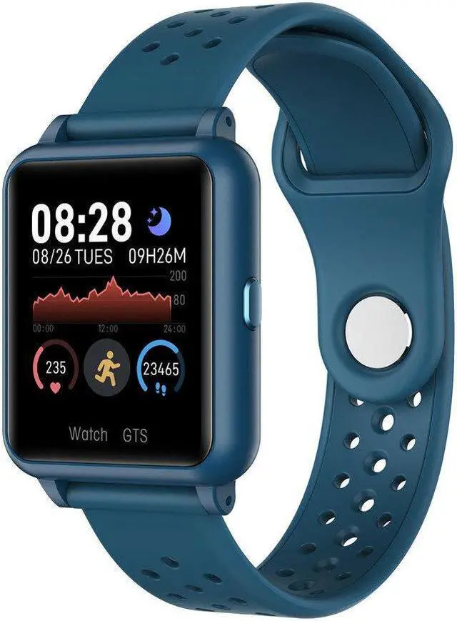 Alt view image 2 of 5 - P8 Full Touch Screen Heart Rate Blood Pressure Oxygen Monitor bluetooth Music Smart Watch