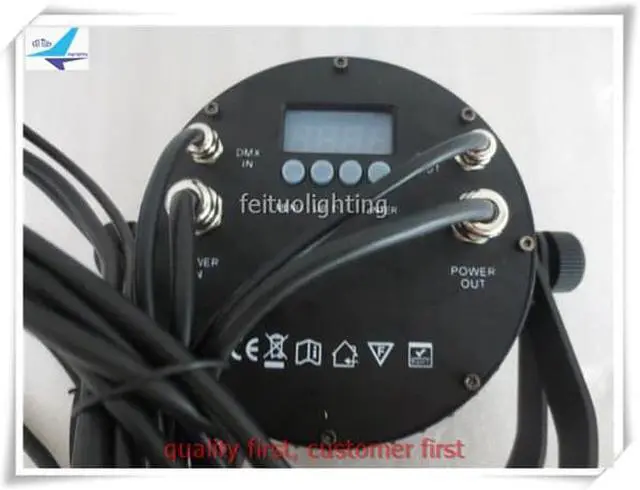Alt view image 2 of 5 - (Flycase) Outdoor Led Par 7x18w 6in1 RGBWA UV Par Led Waterproof Cast Aluminum Dmx Lyre Wash Led Par IP65 For Wedding Party Show