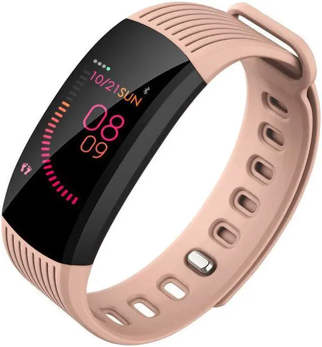 Alt view image 5 of 5 - C36 0.96' Color Screen Watch Face Change Wristband 24 hours Continuous Heart Rate Monitor Smart Watch