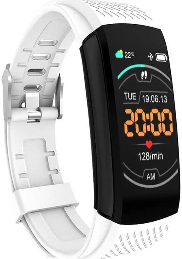 Alt view image 5 of 5 - C8 1.08'' IPS Color Screen IP67 Waterproof Smart Watch Blood Pressure spO2 Monitor Call Vibration Sports Fitness Bracelet