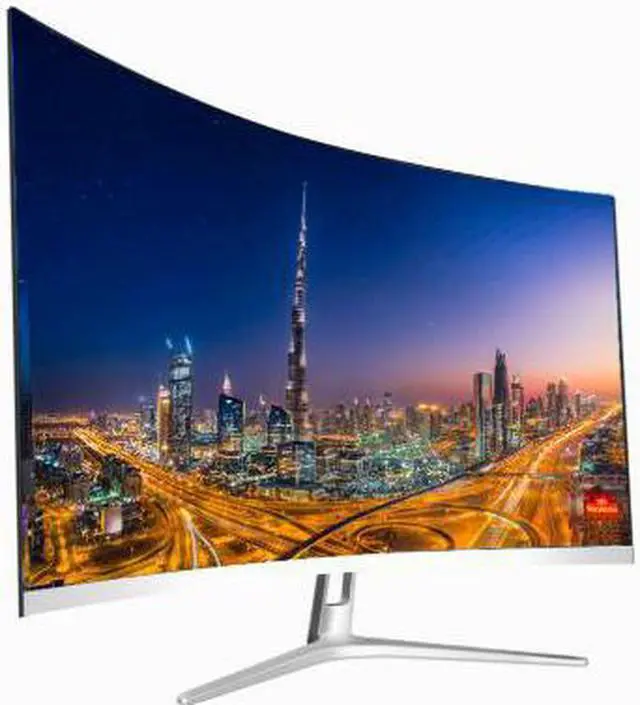Main image of 23.8 inch 24" Ultra Thin Flexural 2mm Curved Widescreen LCD Gaming Monitor VGA input 2ms Response