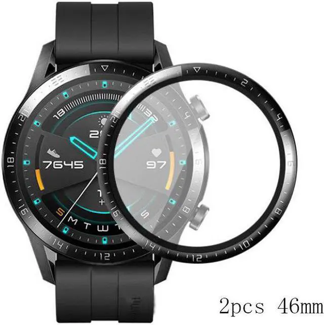 Main image of 1pcs / 2pcs Curved Full-screen Thermal Bending Film Watch Screen Protector forWatch GT2 46mm / 42mm Smart Watch