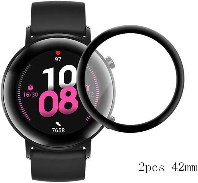 Alt view image 2 of 5 - 1pcs / 2pcs Curved Full-screen Thermal Bending Film Watch Screen Protector forWatch GT2 46mm / 42mm Smart Watch