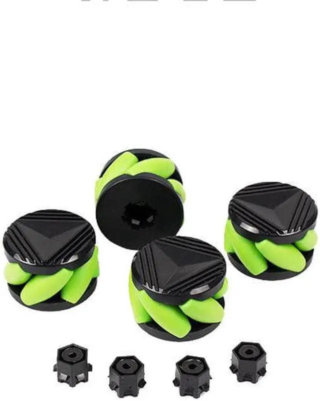 Alt view image 3 of 5 - 4Pcs 37mm Mini Mecanum Wheels+N2O Coupling for Omnidirectional Mobile Universal Wheel Robot N20 Motor