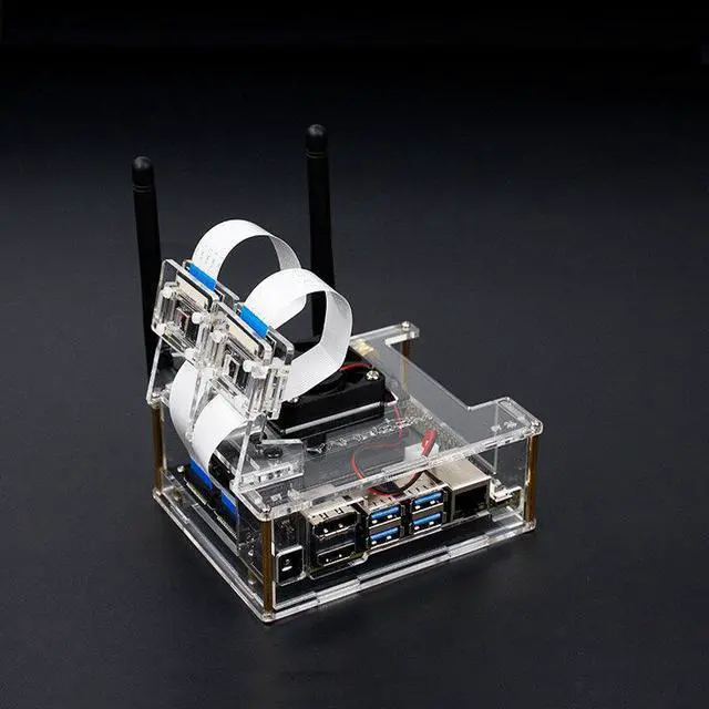 Main image of Jetson Nano Development Board Acrylic NVIDIA Protective Case With Cooling Fan Compatible B01