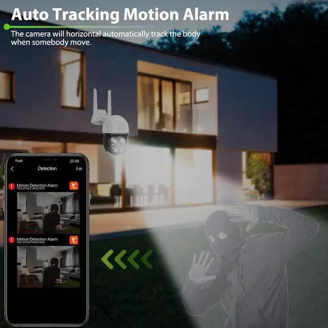 Main image of 5MP Wifi IP Camera 3MP HD Tuya Outdoor PTZ Camera Ai Human Detect 1080P Security CCTV Camera Wireless Auto Tracking t Life