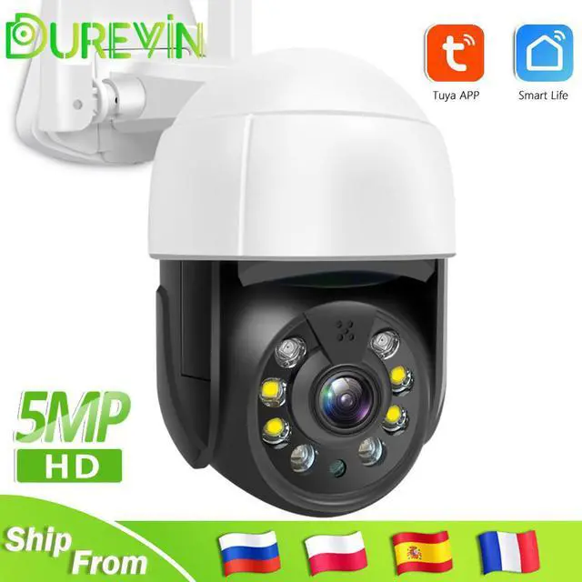 Alt view image 5 of 5 - 5MP Wifi IP Camera 3MP HD Tuya Outdoor PTZ Camera Ai Human Detect 1080P Security CCTV Camera Wireless Auto Tracking t Life