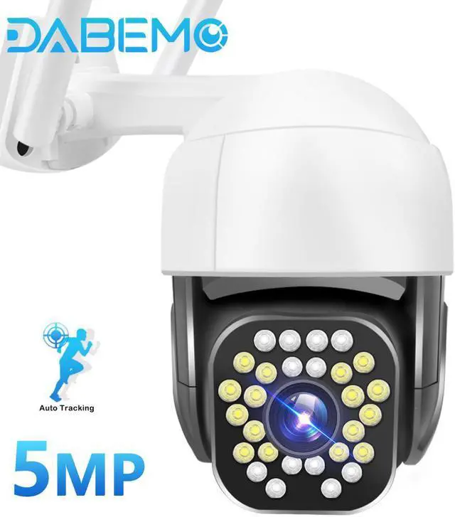 Alt view image 5 of 5 - Camera 5MP HD Outdoor WiFi IP Camera Video Surveillance 1080P Wireless Security Camera t Home Speed Dome Cam AI Tracking
