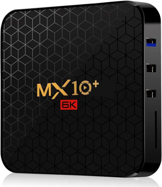 Alt view image 3 of 5 - 6K TV Box MX10 Plus Android 9.0 Allwinner H6 Quad Core 4G 32G 64G 5G Dual WiFi BT4.0 USB3.0 Support 6K*4K H.265 Media Player