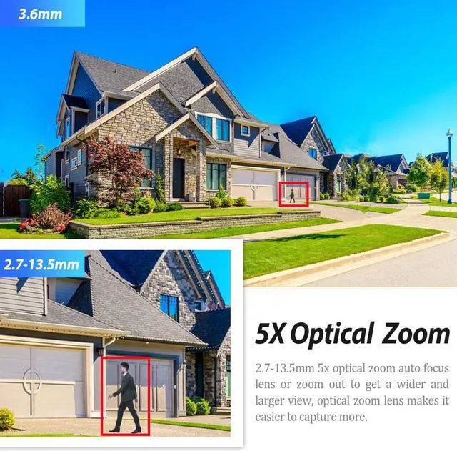 Main image of 5MP IP Camera Outdoor 4G SIM Card PTZ Security CCTV Camera WIFI Wireless 5X Optical Zoom 2.7-13.5mm Lens Surveillance Camhi APP