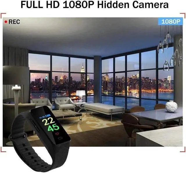 Alt view image 4 of 6 - 1080P Camcorder Smart Bracelet Camera Mini Sport Portable Camera Wristband Wearable Device Bracelet Cam