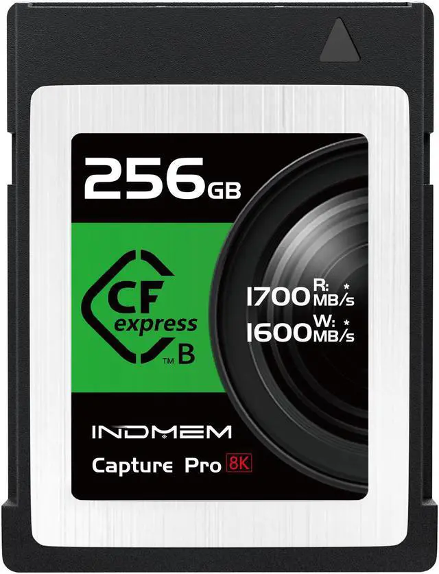 Alt view image 2 of 6 - 256GB Professional CFexpress Card Type B Capture INDMEM Pro Memory Card 1700MB/s Professional CFexpress Card For Photographer High Capacity, Fast Speed, Waterproof