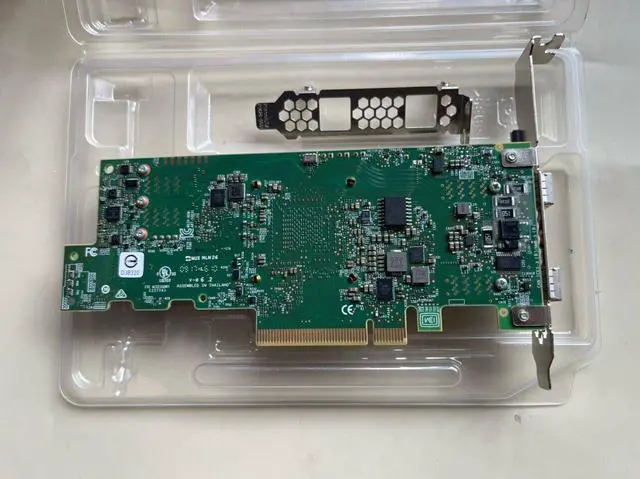 Alt view image 6 of 6 - Broadcom MegaRAID 9480-8i8e - Storage controller (RAID) - 16 Channel - SATA 6Gb/s/SAS 12Gb/s low profile - 1200 MBps - RAID 0, 1, 5, 6, 10, 50, JBOD, 60 - PCIe 3.1 x 8