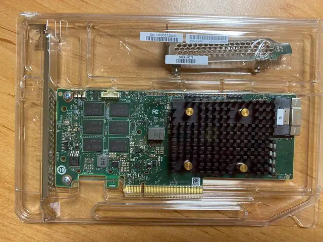 Alt view image 4 of 4 - BROADCOM 05-50077-01 PCI-Express 4.0 x8 PCI-Express Mega 9560-8i RAID Control PCI-Express 4.0 x8 PCI-Express MegaRAID 9560-8i RAID Controller Card