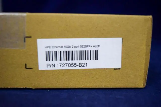 Alt view image 3 of 3 - HPE 727055-B21 Ethernet 10Gb 2-port 562SFP+ Adapter 790316-001 784304-001 New