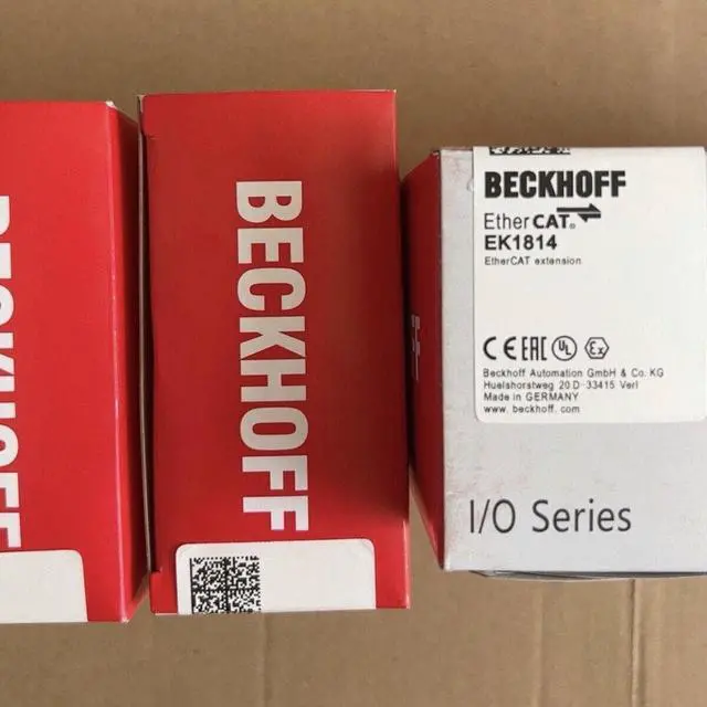 Alt view image 3 of 3 - New Beckhoff EK1814 EK 1814 PLC Input/Output Module PLC Processors In Box FEDEX DHL Shipping