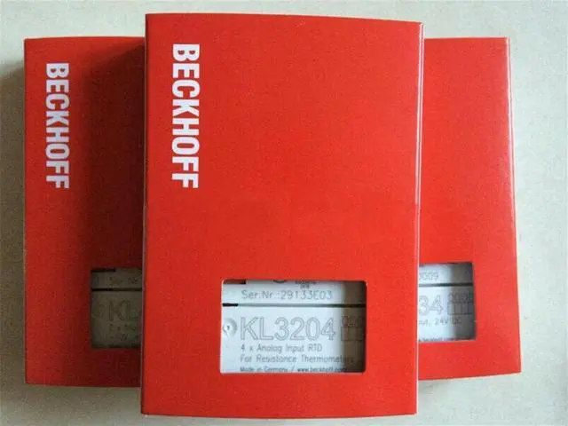 Alt view image 2 of 2 - One Beckhoff KL3204 PLC Module KL 3204 New In Box FEDEX DHL Expedited Shipping