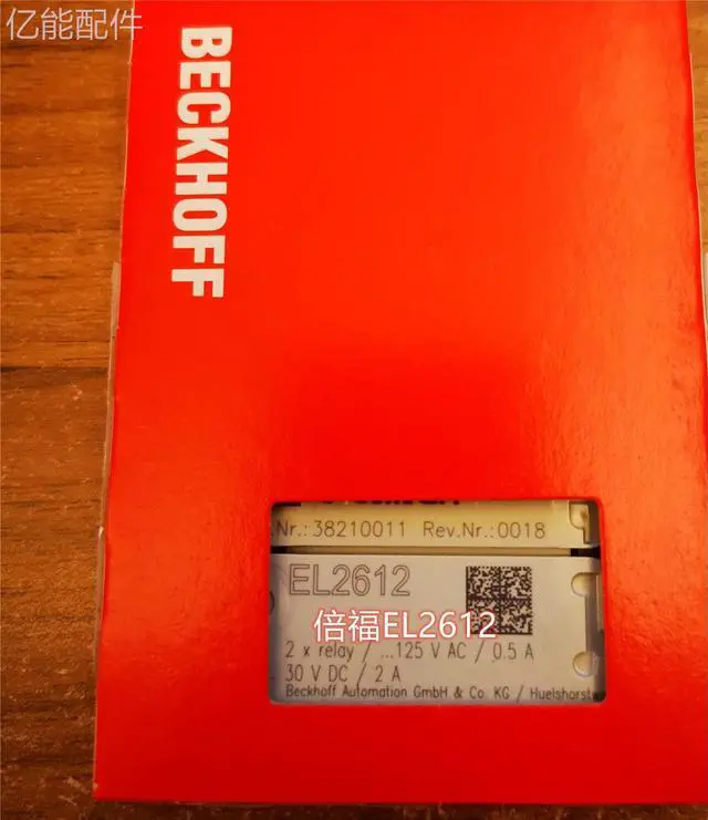 Alt view image 3 of 3 - One New Beckhoff EL2612 EL 2612 PLC Moudule In Box FEDEX DHL Shipping
