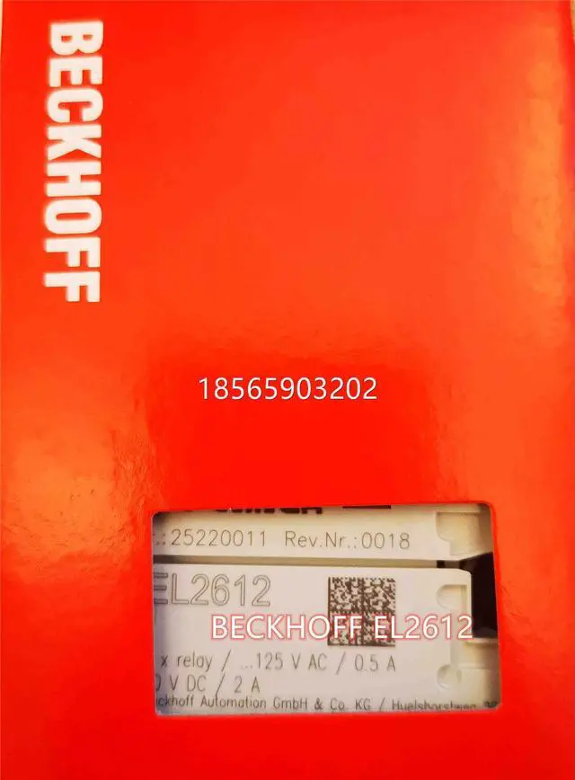 Main image of One New Beckhoff EL2612 EL 2612 PLC Moudule In Box FEDEX DHL Shipping