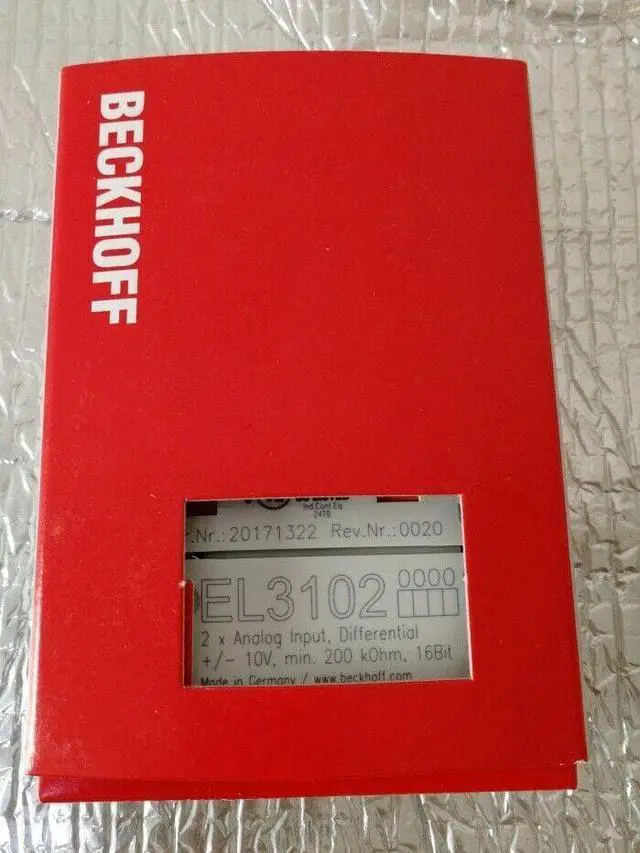 Main image of 1PCS New Beckhoff EL3102 EL 3102 PLC Beckhoff Moudule In Box FEDEX DHL Shipping