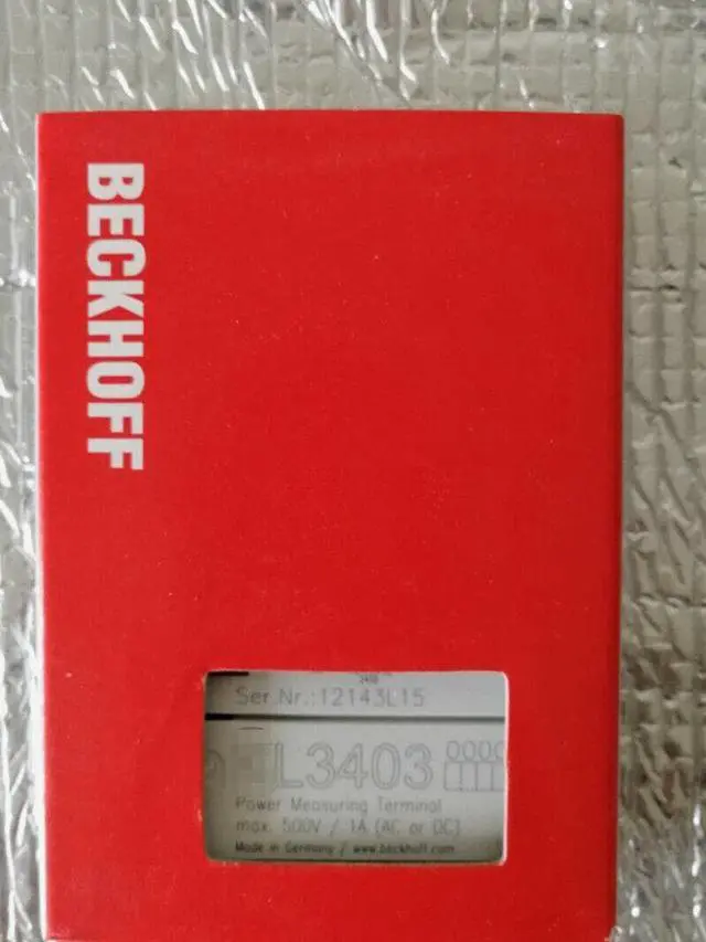 Main image of One New Beckhoff EL3403 EL 3403 PLC Moudule In Box FEDEX DHL Shipping