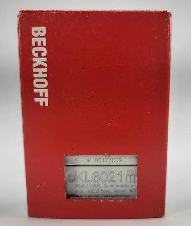 Main image of 1PCS Beckhoff KL6021 PLC RS422 (485) Serial Interface Module FEDEX DHL shipping