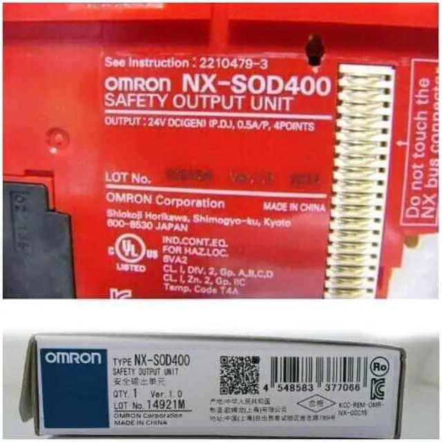 Alt view image 3 of 3 - 1PCS NEW IN BOX OMRON NX-SOD400 safety output unit FEDEX DHL Shipping SOD400