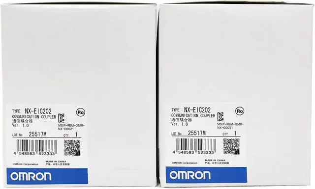 Alt view image 3 of 3 - 1PCS Omron NX-EIC202 NXEIC202 PLC Module New In Box FEDEX DHL Shipping