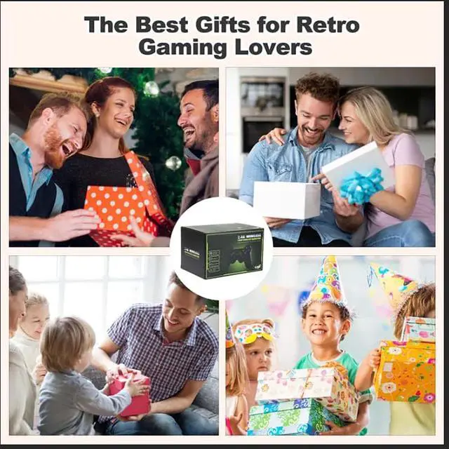 Alt view image 2 of 7 - CZQEPMB Wireless Retro Game Console, Retro Game Stick with Built-in 9 Emulators, 20000+ Games, 4k Hdmi Output, and 2.4GHz Wireless Controller, Plug and Retro Play Video Games for Tv (64 G)