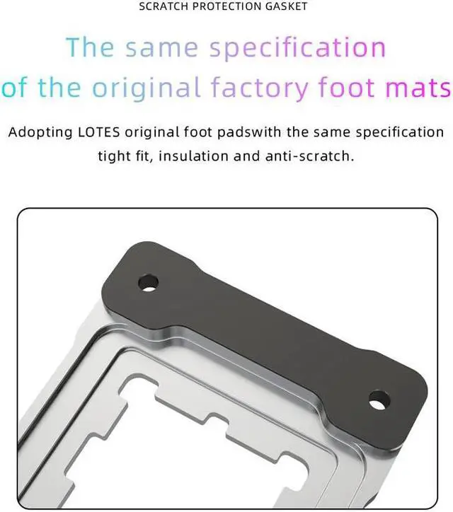 Alt view image 4 of 7 - CZQEPMB CPU Contact Frame for LGA 1700 Retrofit Kit, 1700 Bracket Intel 12th/13th/14th Generation Anti-Bending Buckle