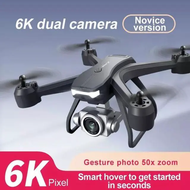 Alt view image 2 of 7 - CZQEPMB Professional Drone 6K HD Dual Camera Wifi FPV Portable RC Quadcopter 2 Batteries, Drone for Adult/Beginner
