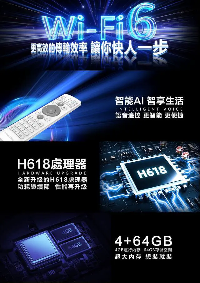Alt view image 12 of 12 - 2022 Latest Version Unblock Tech UBOX Gen9 PRO MAX UBOX 9 i10 4G RAM+64G ROM 802.11ac 6K HD HDMI 2.4G+5G WiFi