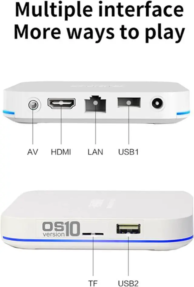 Alt view image 9 of 12 - 2022 Latest Version Unblock Tech UBOX Gen9 PRO MAX UBOX 9 i10 4G RAM+64G ROM 802.11ac 6K HD HDMI 2.4G+5G WiFi