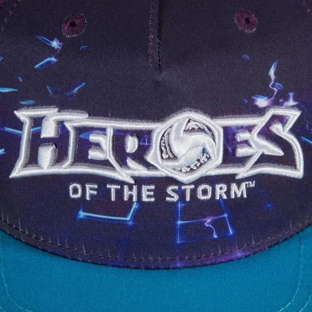 Alt view image 2 of 5 - Baseball Cap - Heroes of the Storm - Space Grid Snapback Hat Logo j6224