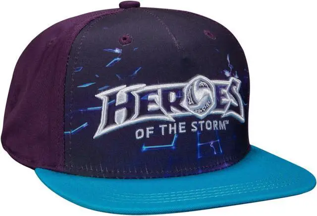 Main image of Baseball Cap - Heroes of the Storm - Space Grid Snapback Hat Logo j6224