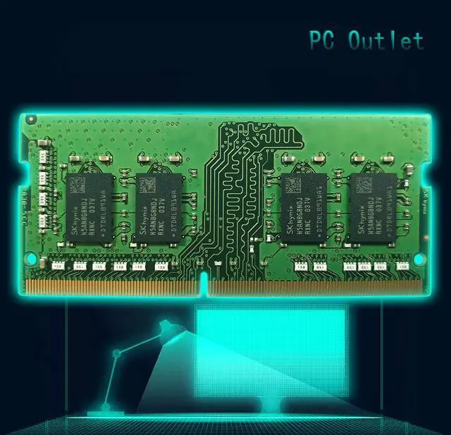 Alt view image 2 of 2 - SK Hynix HMA81GS6DJR8N-XN 32GB(4X8GB) DDR4-3200MHz CP4-25600 SO-DIMM Memory Module